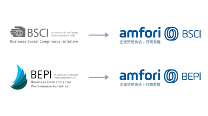  FTA更名为amfori，并于2018年将BSCI与BEPI整合为一体